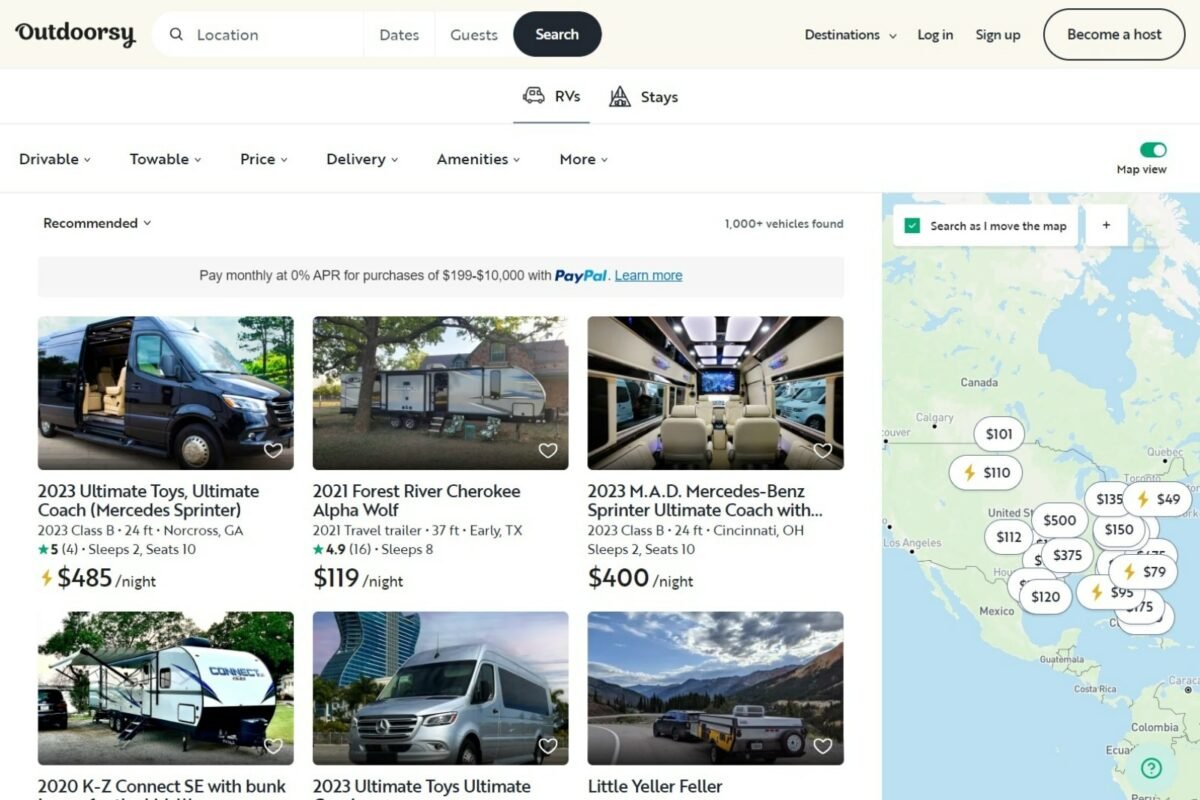 Outdoorsy Airbnb Alternative